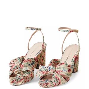Loeffler Randall Women's Camellia Bow High Heel Sandals 9.5